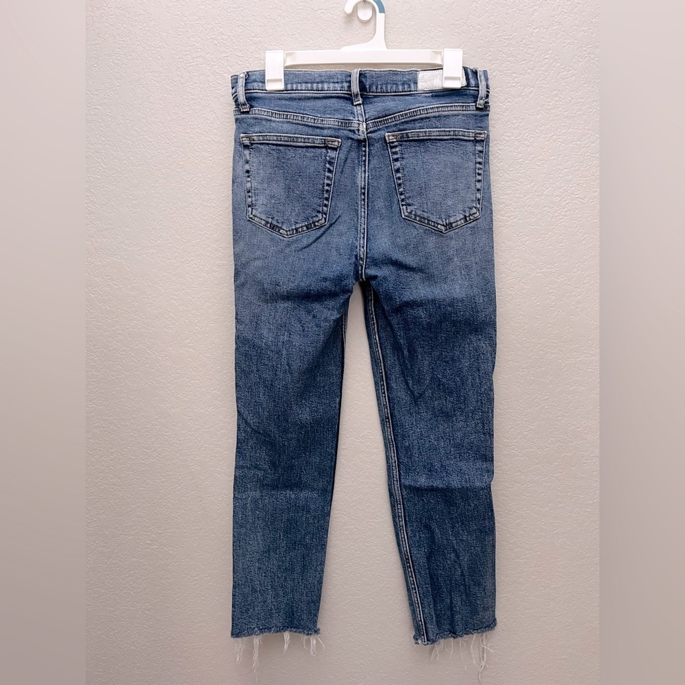 RE/DONE 50s Cigarette Pant in Retro Stone Size 29 Revolve French Girl Style - Picture 4 of 7